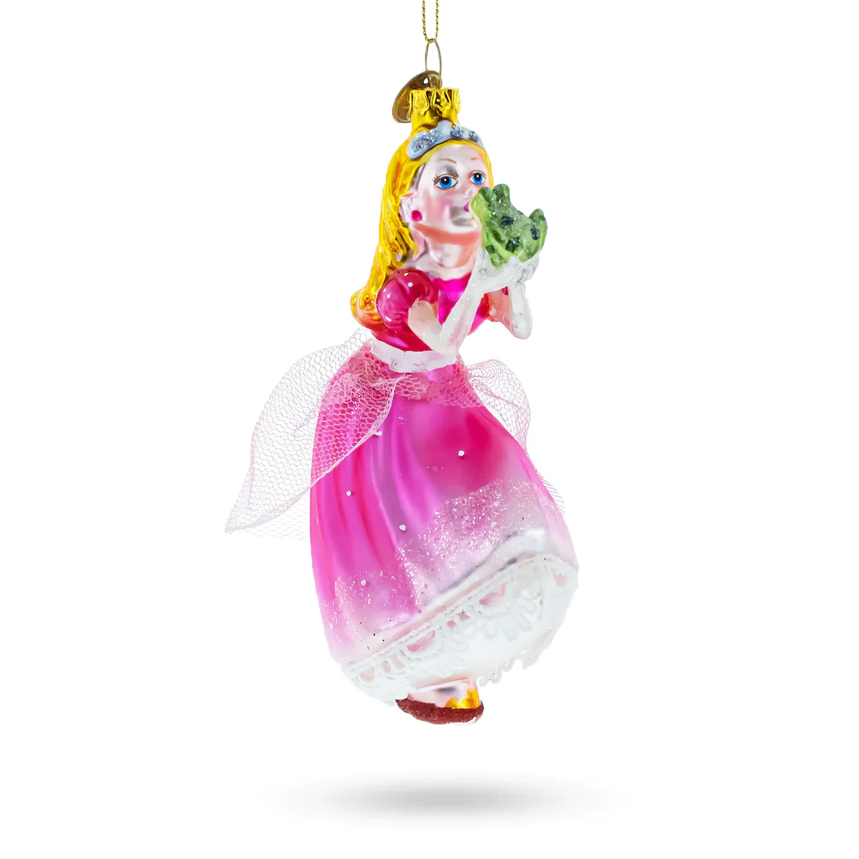 Gotta Kiss A Lot Of Frogs Princess Ornament PS - Image 2