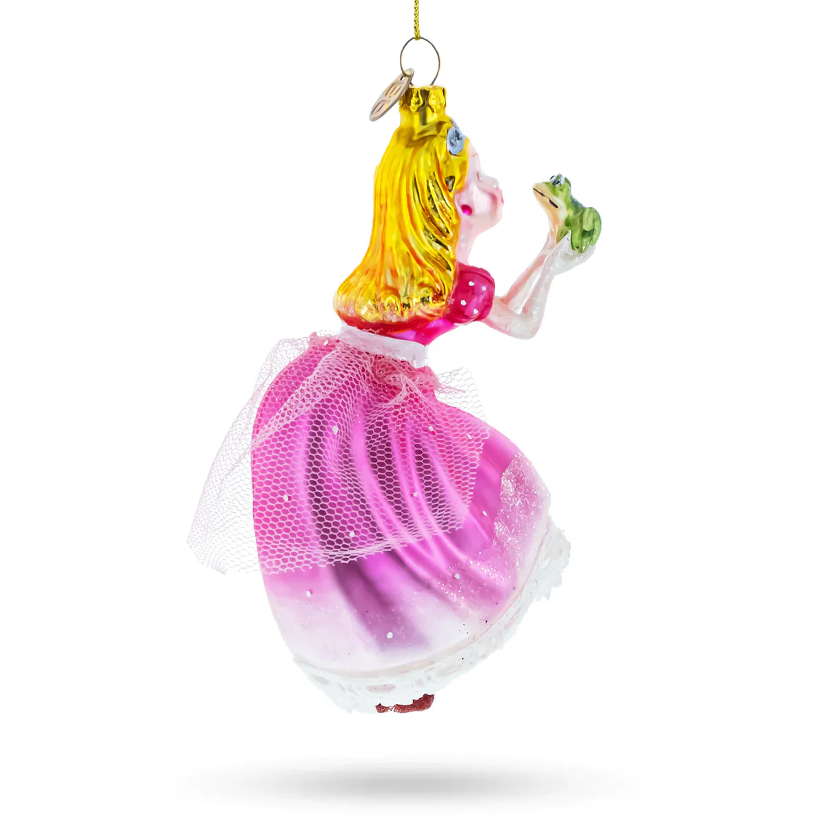 Gotta Kiss A Lot Of Frogs Princess Ornament PS - Image 3