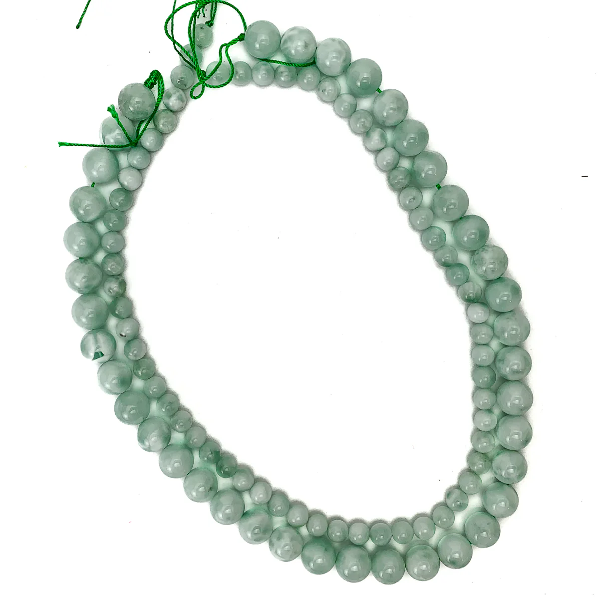 Green Angelite Smooth Rounds in 6mm and 10mm - Image 3