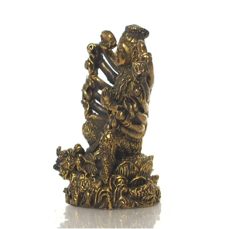 Guan Am Brass Statue - Image 2