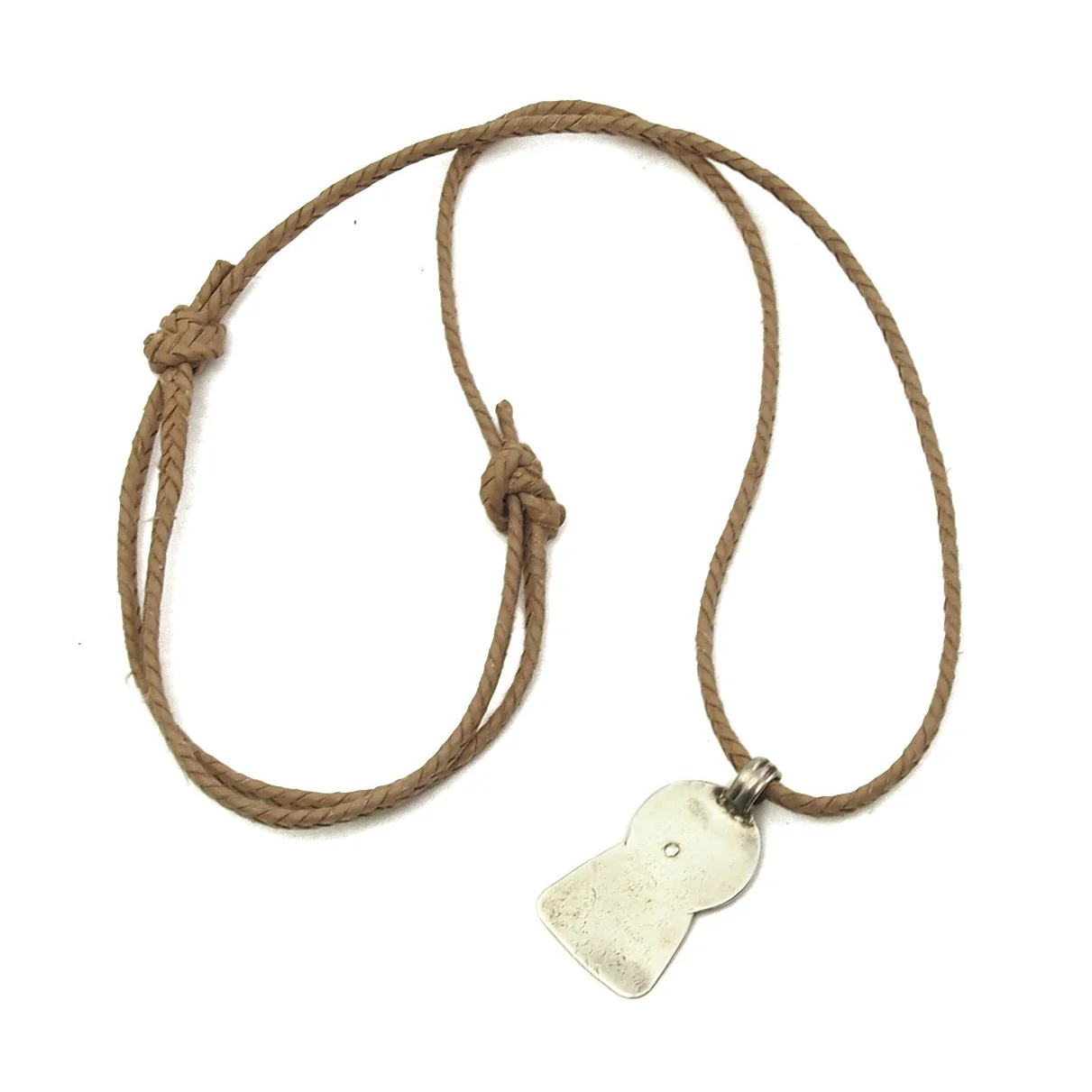 Gujarati Fine Silver Amulet Pendant Necklace - Image 3