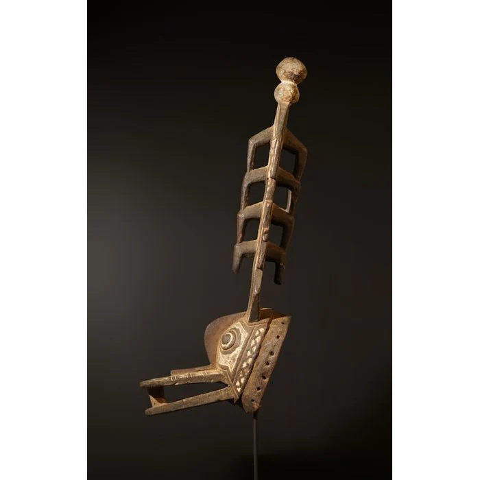 Gurunsi Plank Buffalo Mask, Burkina Faso #758 - Image 2