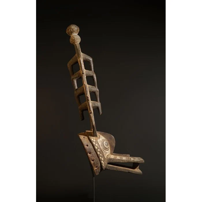 Gurunsi Plank Buffalo Mask, Burkina Faso #758 - Image 3