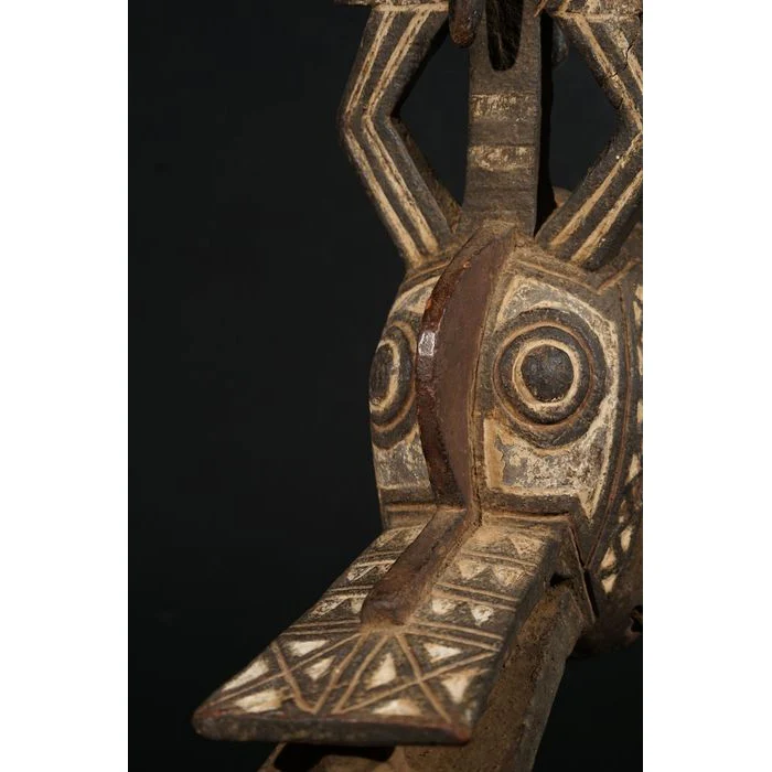 Gurunsi Plank Buffalo Mask, Burkina Faso #758 - Image 7