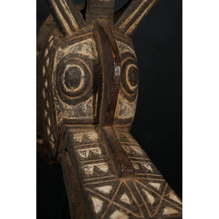 Gurunsi Plank Buffalo Mask, Burkina Faso #758 - Image 9