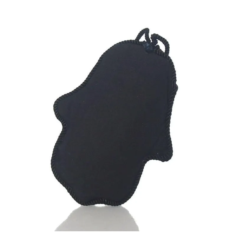 Hamsa Fabric Ornament, Black - Image 2