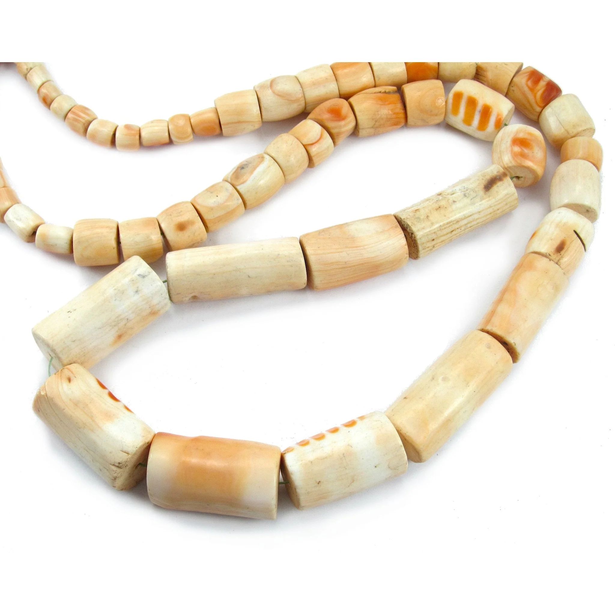 Hand Carved Arca Shell Beads - Image 2