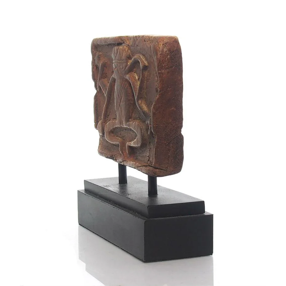 Hand-Carved Ganesha Wood Panel 2 - Image 2