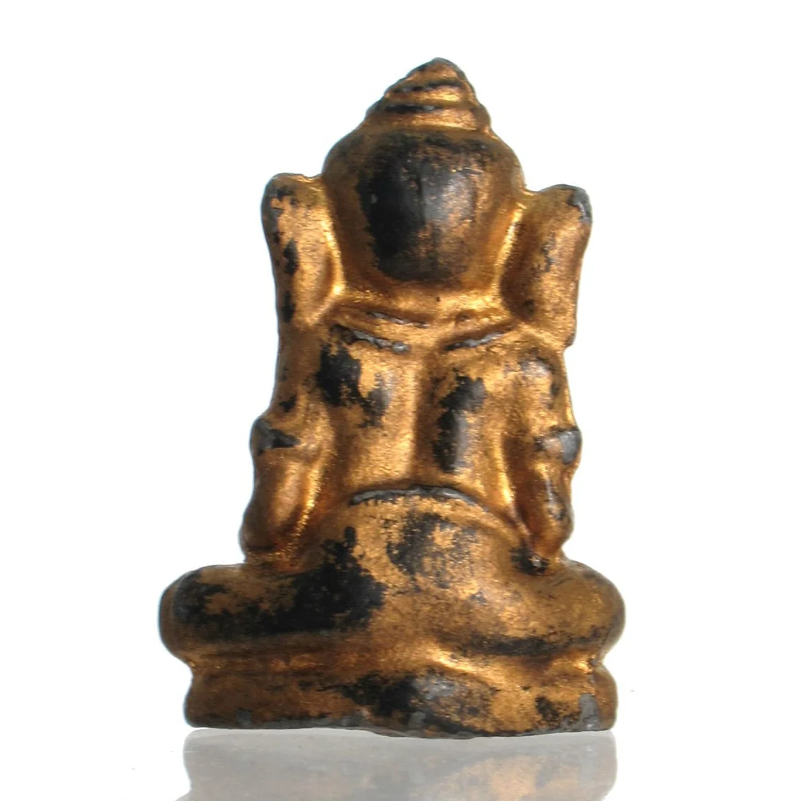 Hand Cast Laquered Ganesha Statue - Image 3