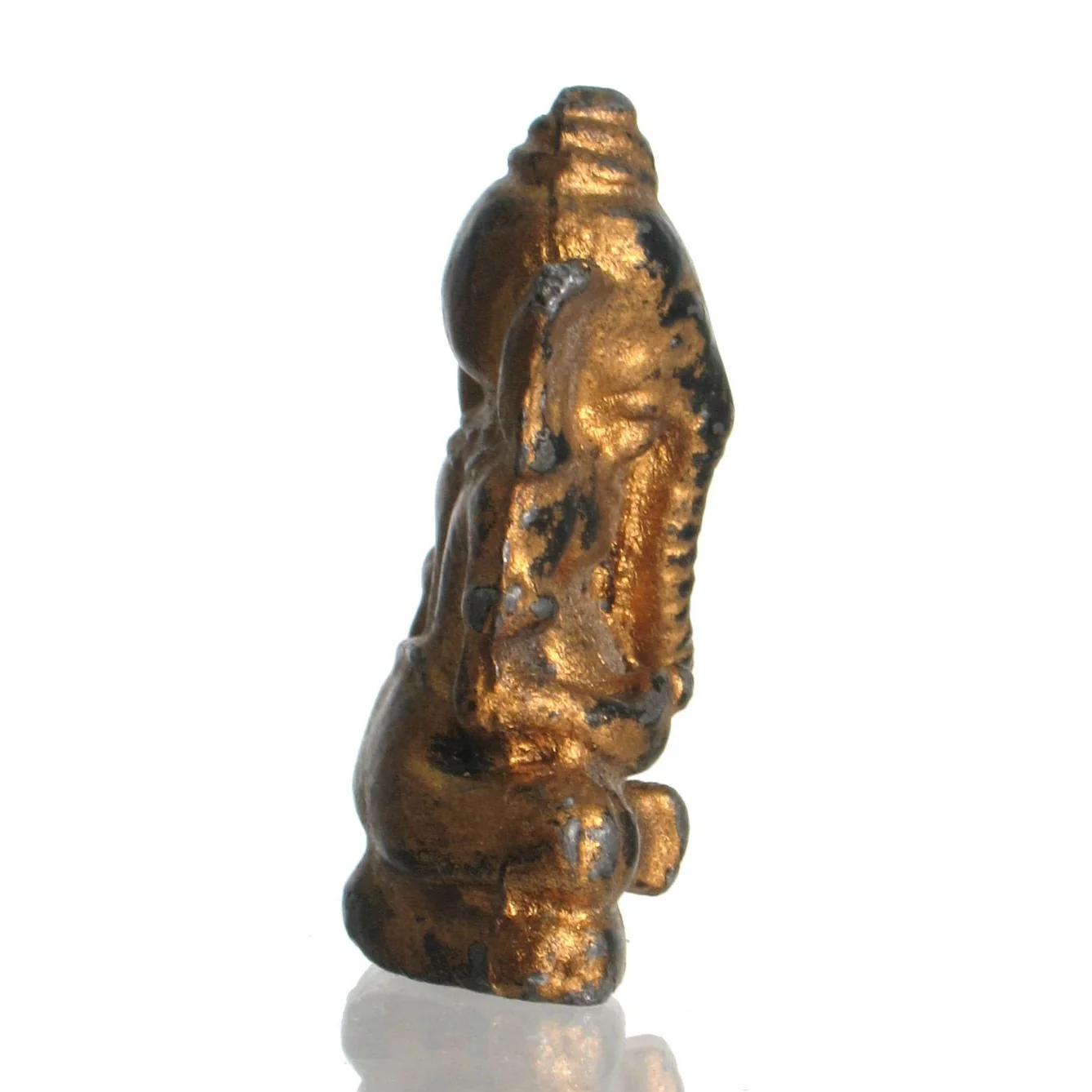Hand Cast Laquered Ganesha Statue - Image 4