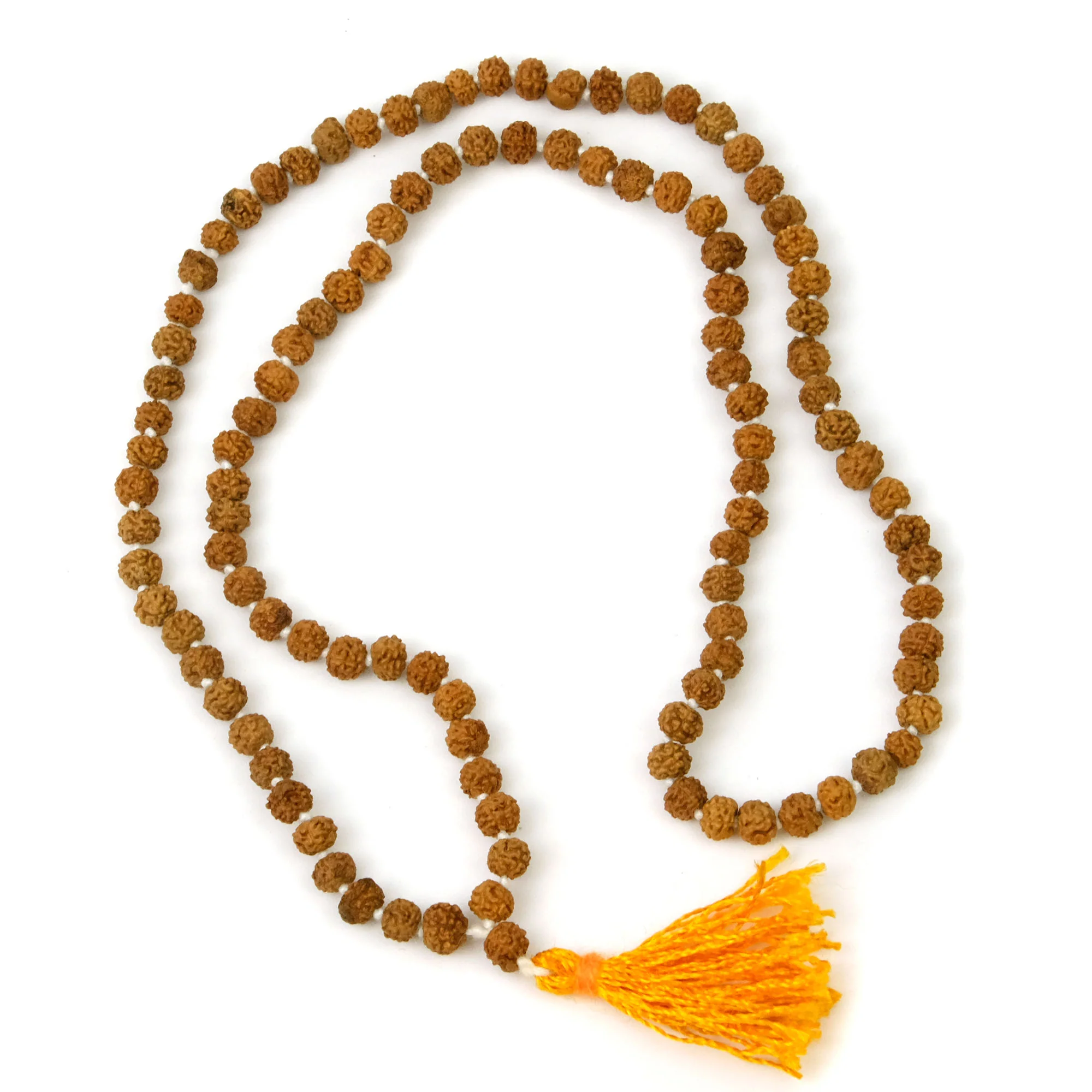 Hand Knotted Rudraksha Mala 5mm - Image 3