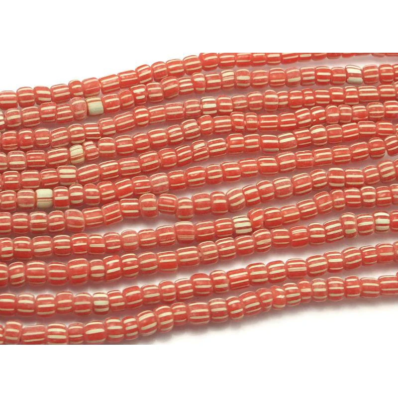 Hand Wound Java Glass Bead Strand  9 - Image 4