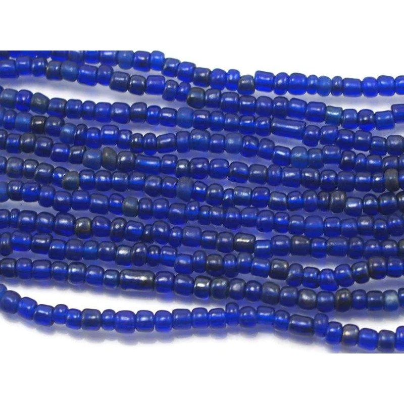 Hand Wound Java Glass Bead Strand 15 - Image 3