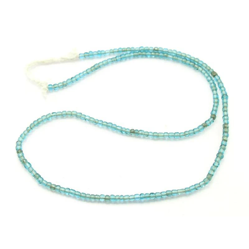 Hand Wound Java Glass Bead Strand Necklace 20 - Image 4