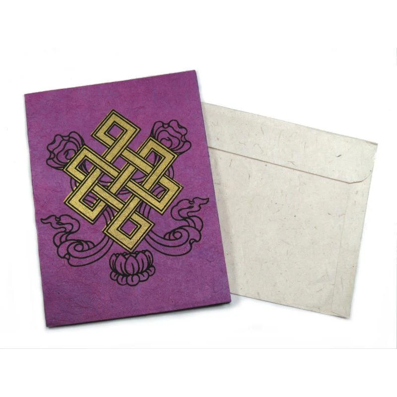 Handmade Greeting Card from Nepal (Infinity Symbol) - Image 3