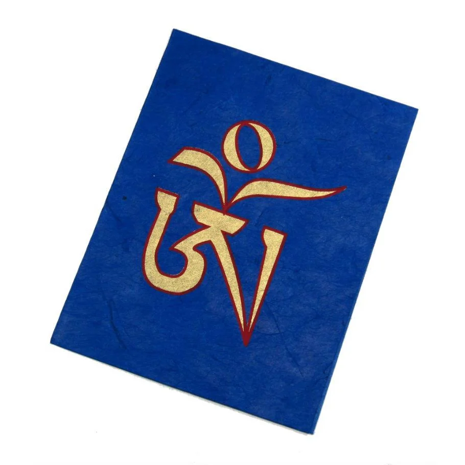 Handmade Greeting Card from Nepal (Om) - Image 6
