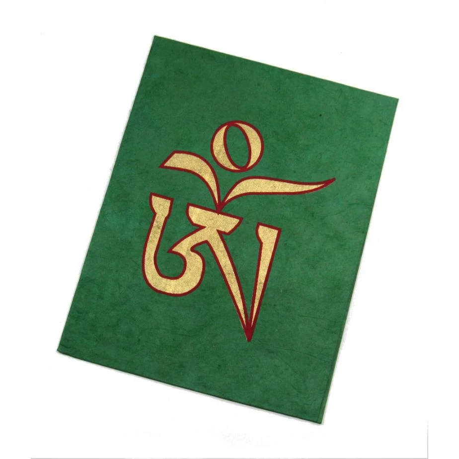 Handmade Greeting Card from Nepal (Om) - Image 7
