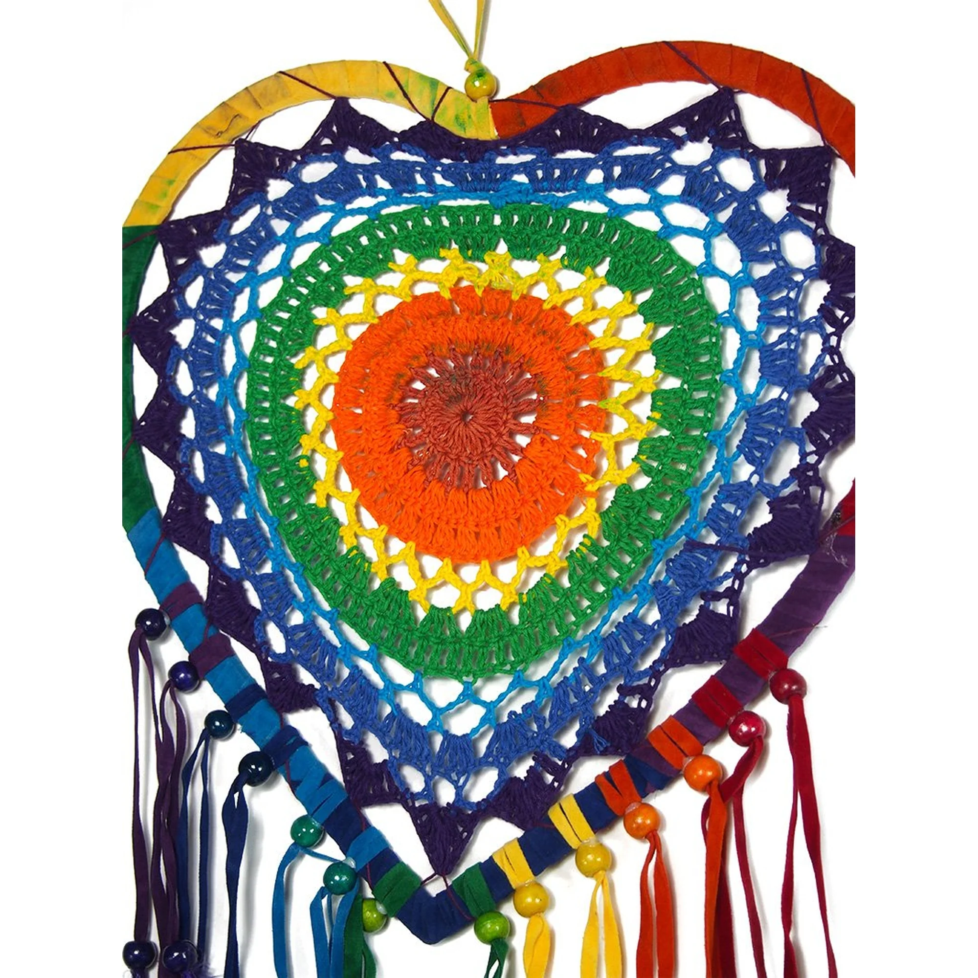 Heart Dreamcatcher Wall Hanging 12.5" - Image 2