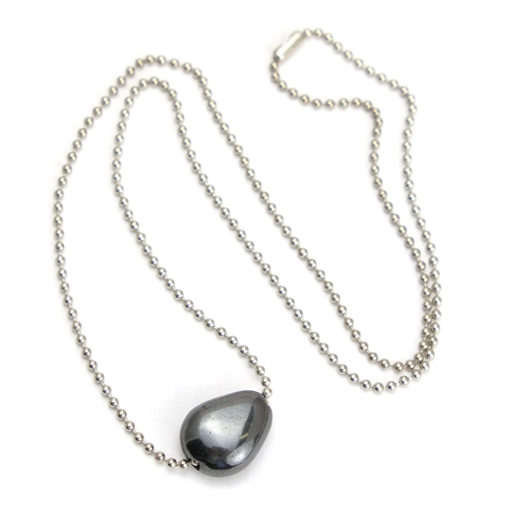 Hematite Ball Chain Necklace - Image 3
