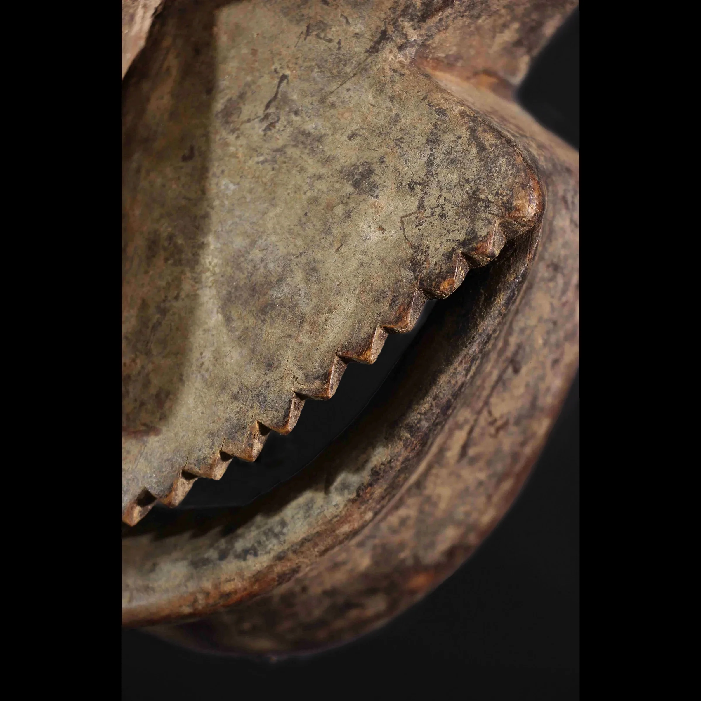 Hemba Soko Mutu Passport Mask, Congo  #32B - Image 11