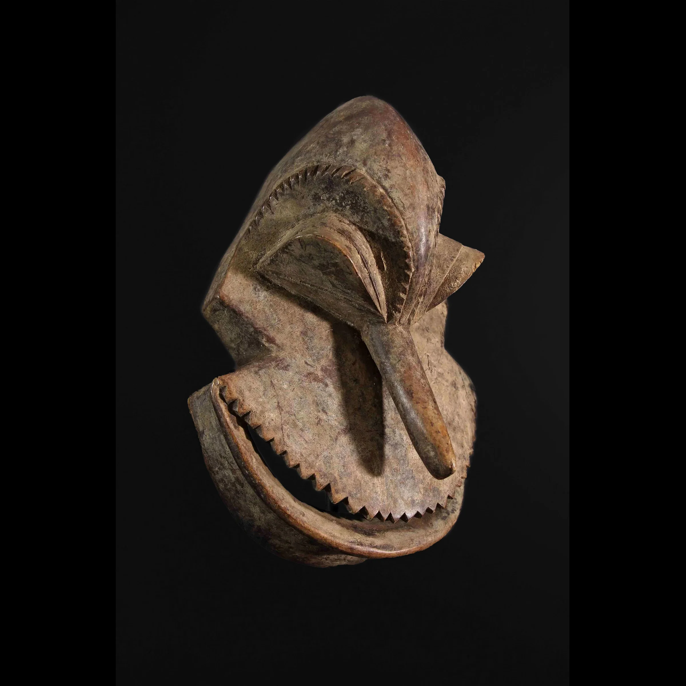 Hemba Soko Mutu Passport Mask, Congo  #32B - Image 2