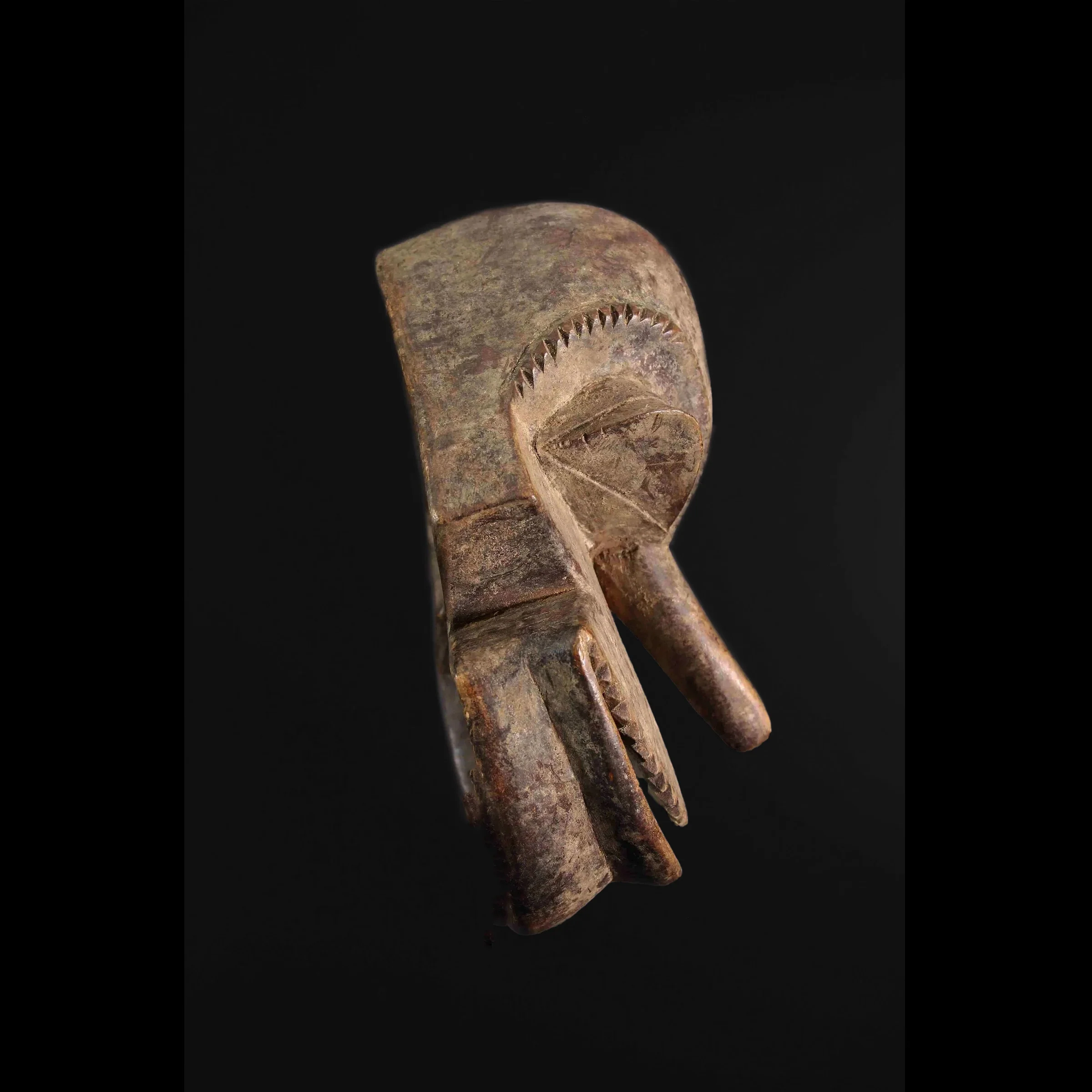 Hemba Soko Mutu Passport Mask, Congo  #32B - Image 3