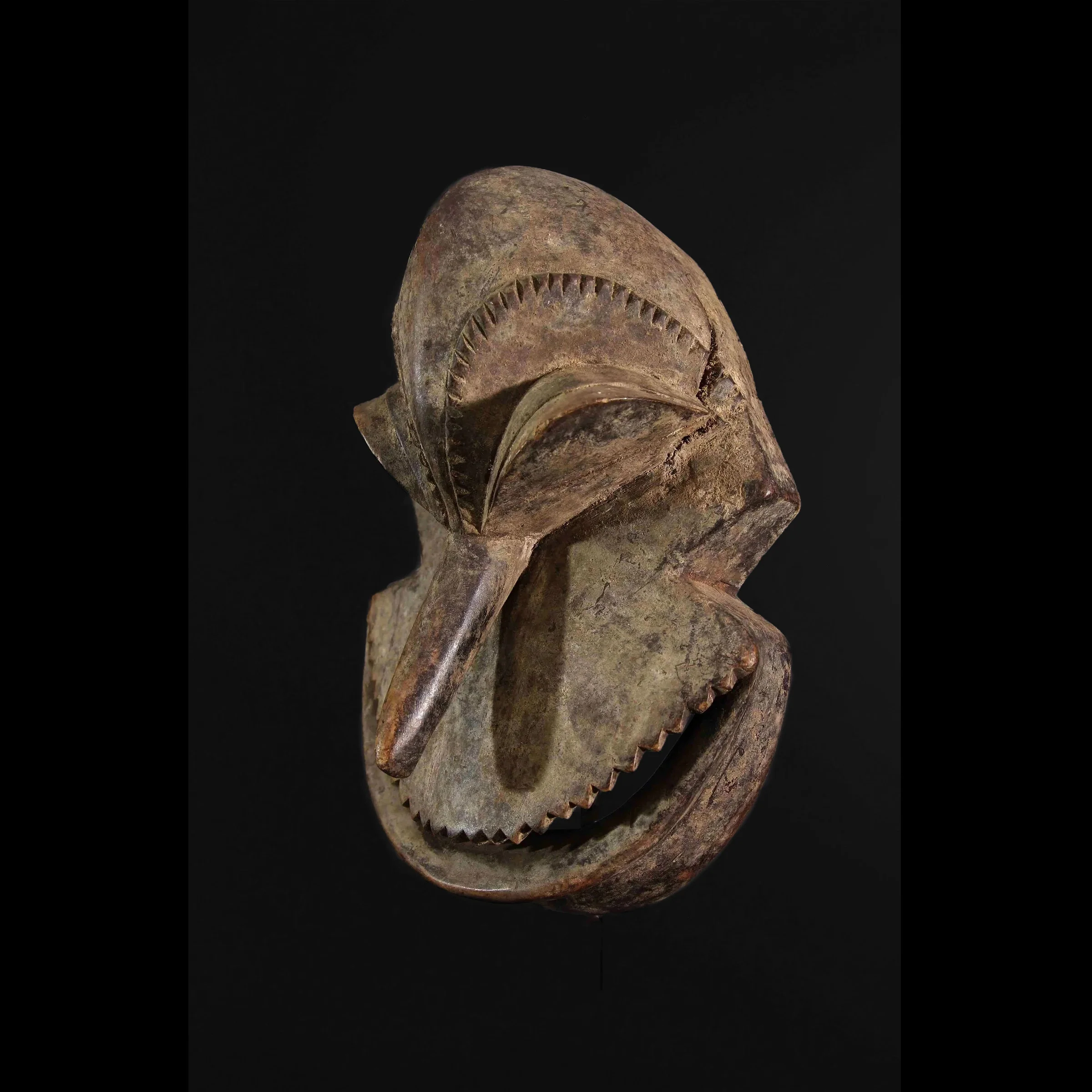 Hemba Soko Mutu Passport Mask, Congo  #32B - Image 5