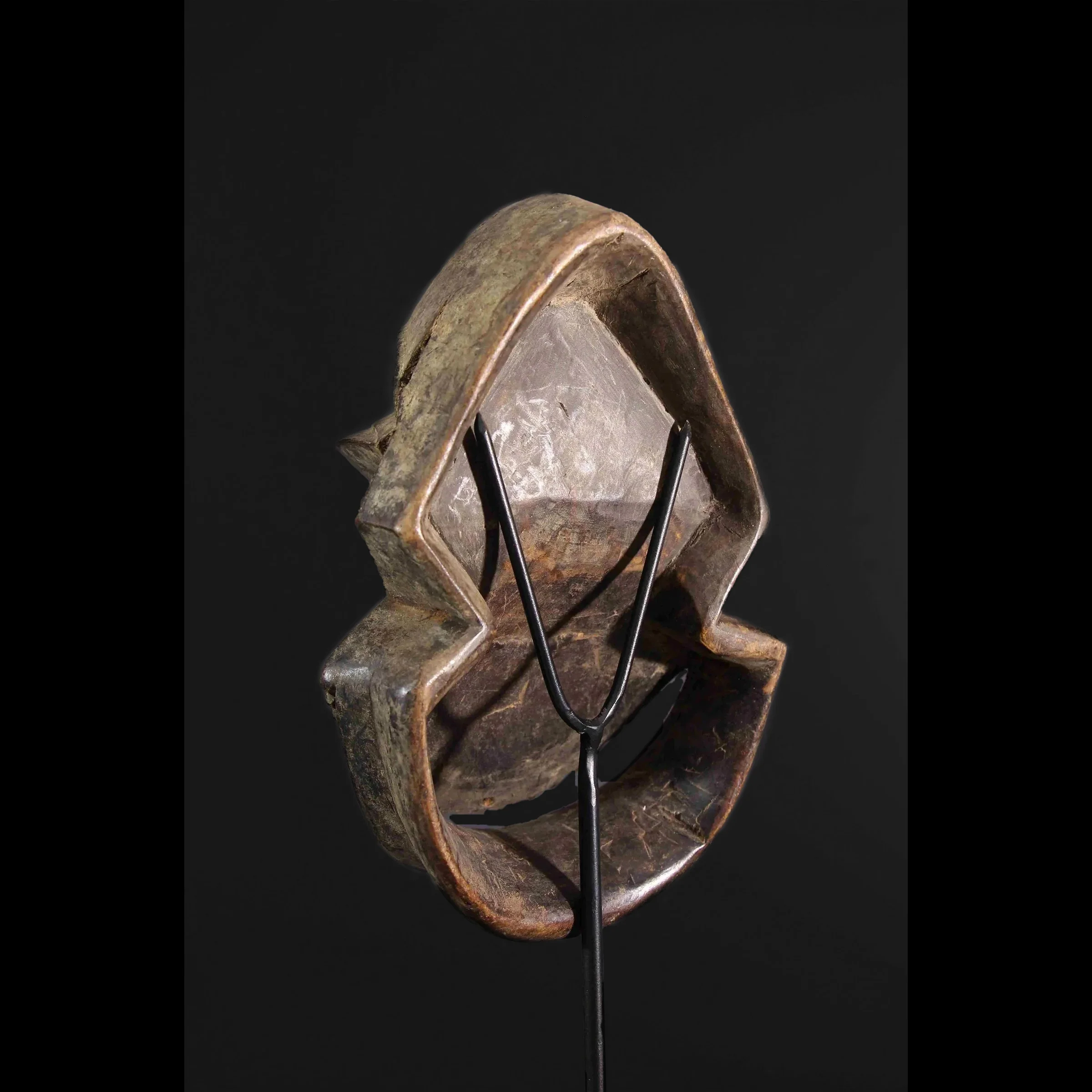 Hemba Soko Mutu Passport Mask, Congo  #32B - Image 6