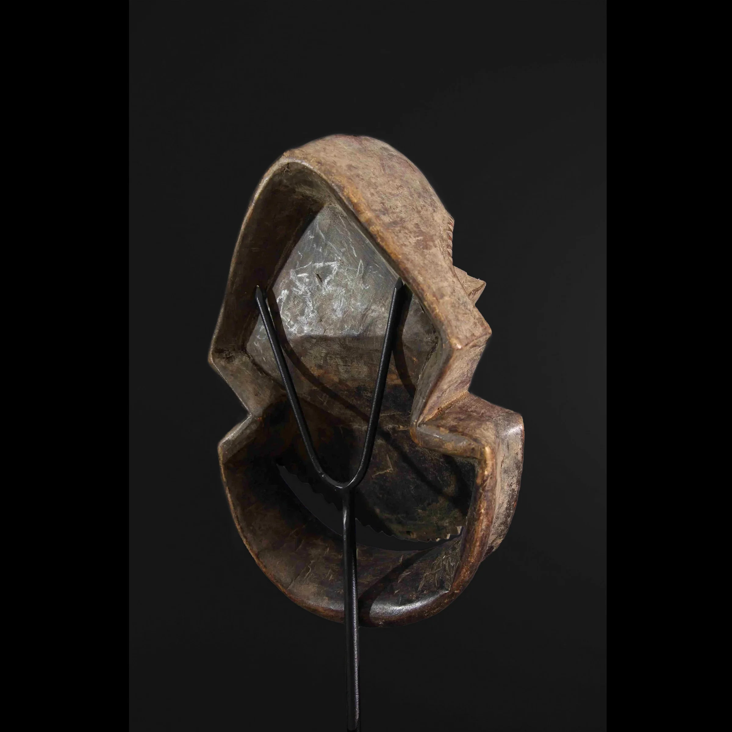 Hemba Soko Mutu Passport Mask, Congo  #32B - Image 7