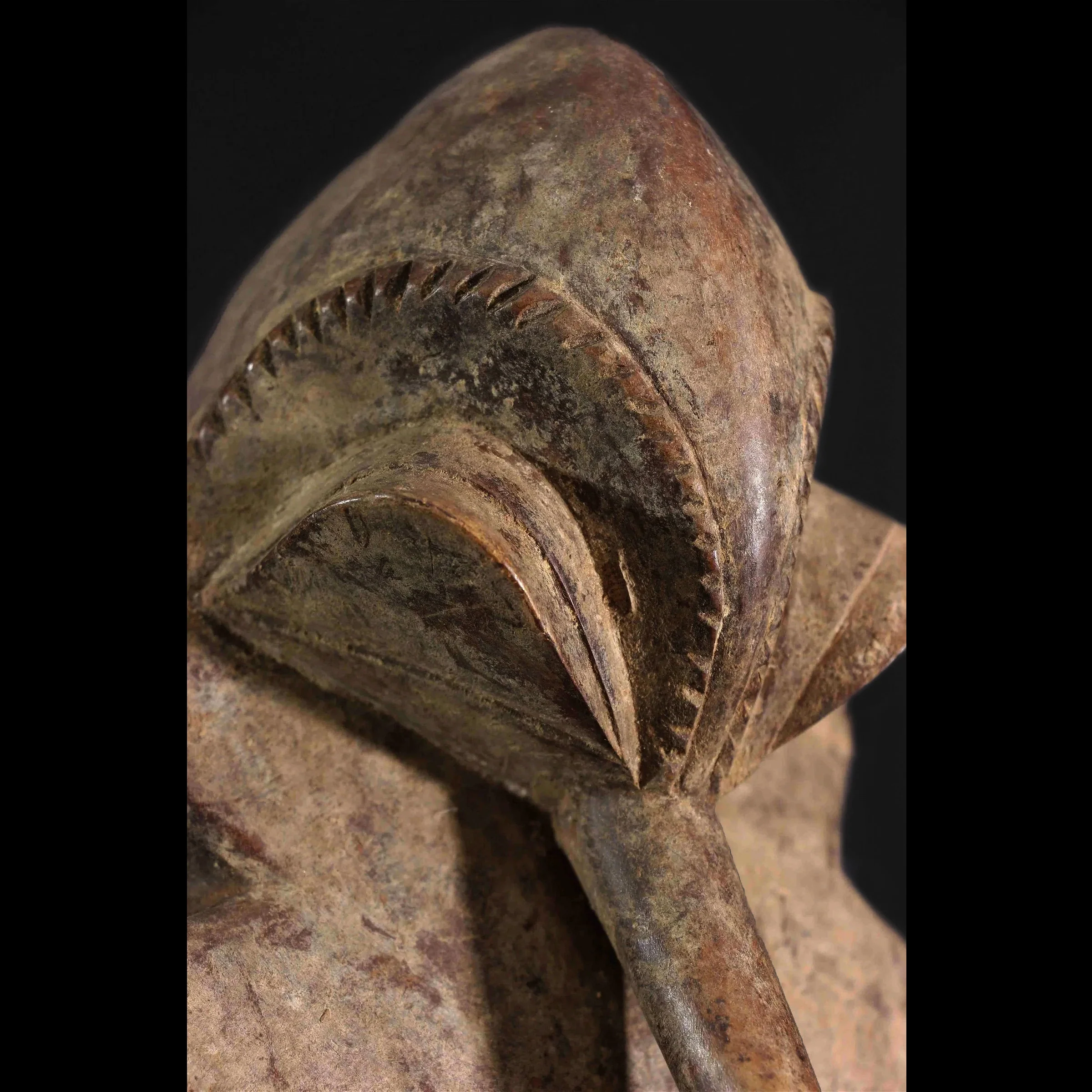 Hemba Soko Mutu Passport Mask, Congo  #32B - Image 8