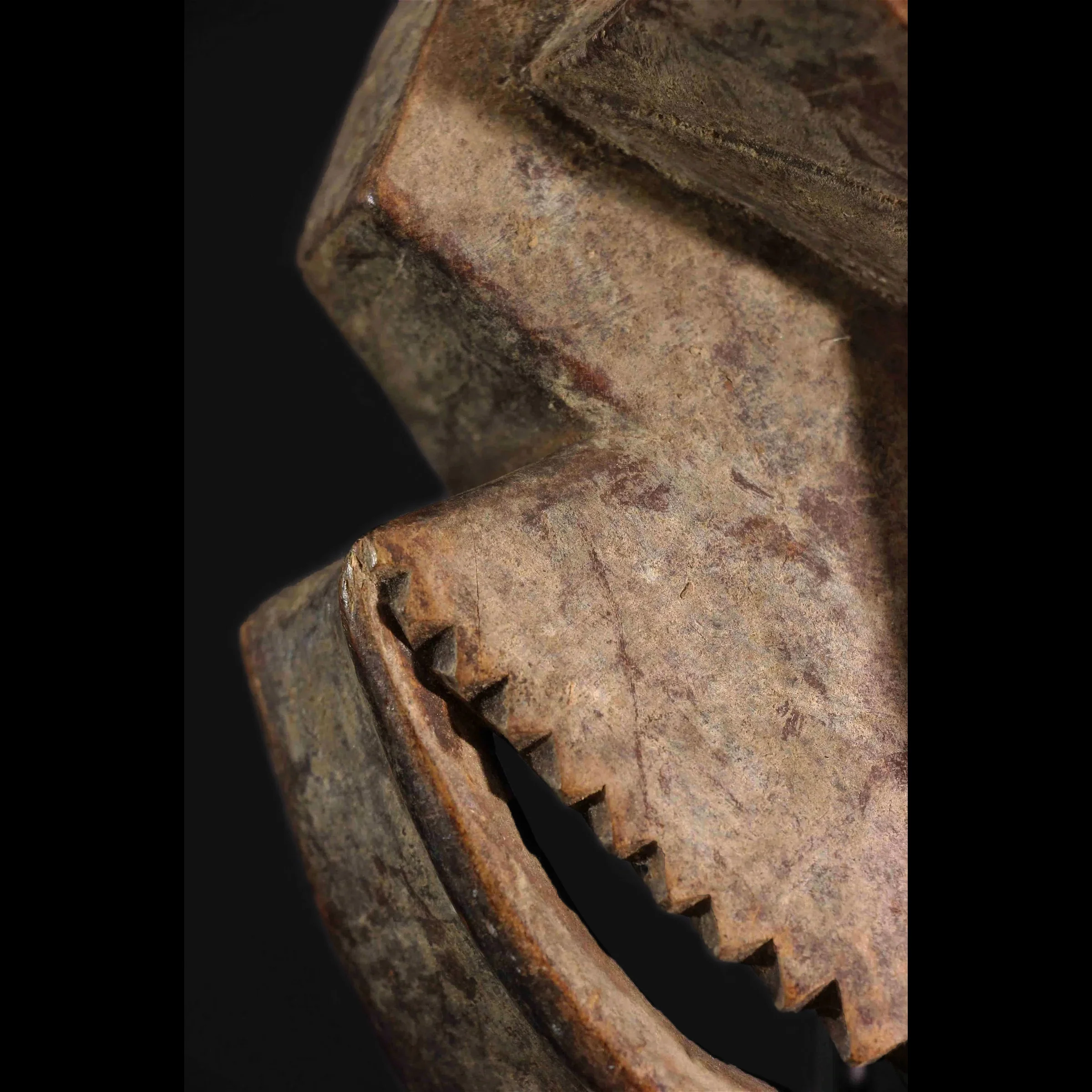 Hemba Soko Mutu Passport Mask, Congo  #32B - Image 9