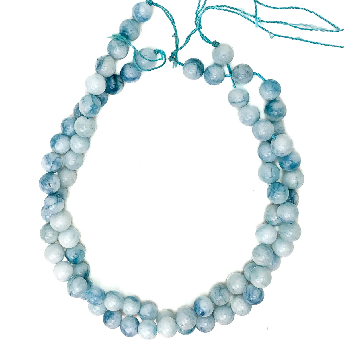 Hemimorphite 10mm Smooth Rounds Bead Strand - Image 6