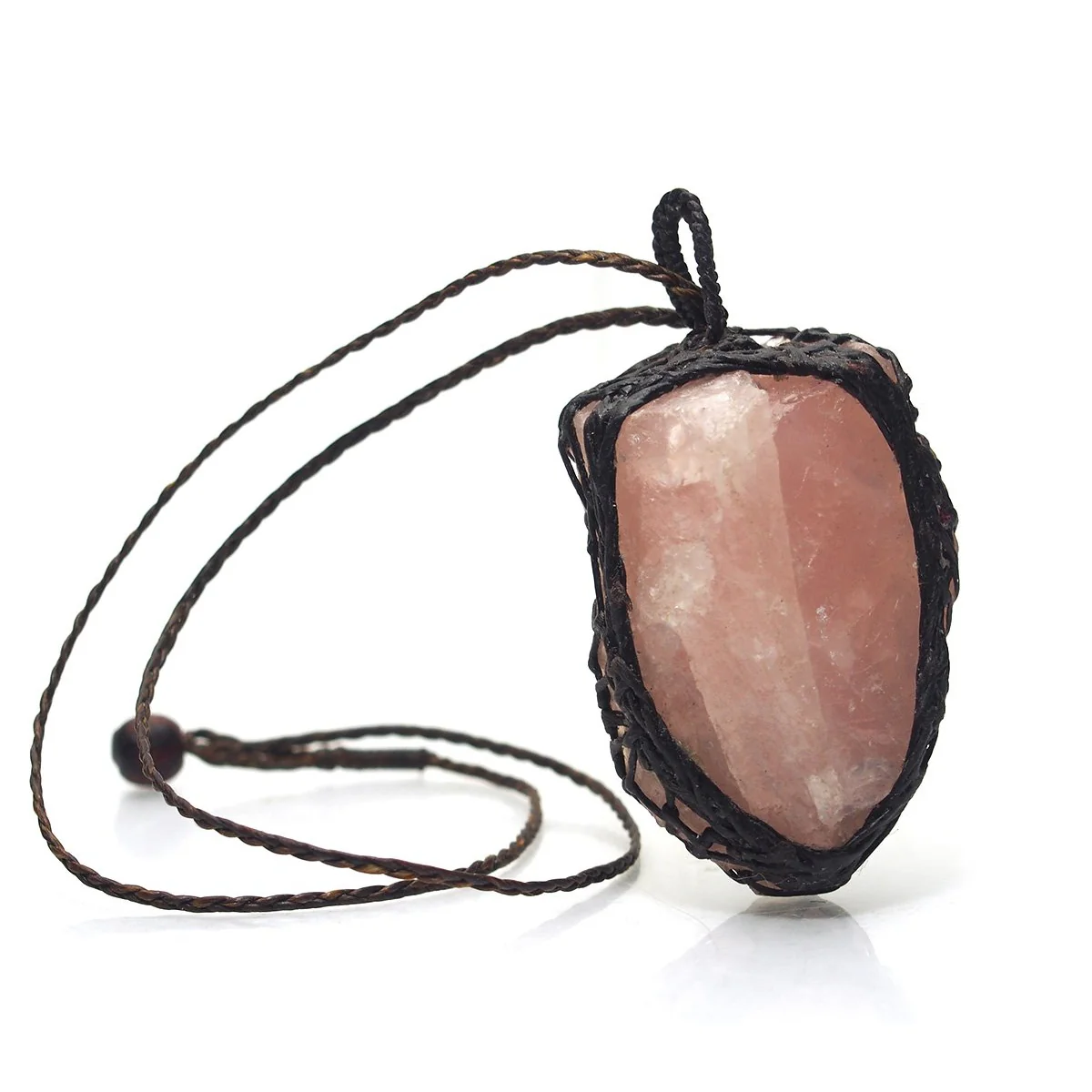 Hempwrap Rose Quartz Necklaces - Image 2
