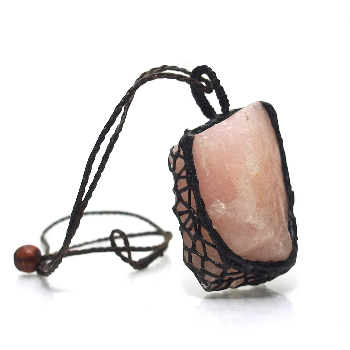 Hempwrap Rose Quartz Necklaces - Image 3