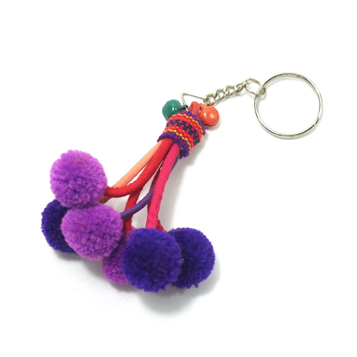 Hilltribe Bauble Keychain, A - Image 3