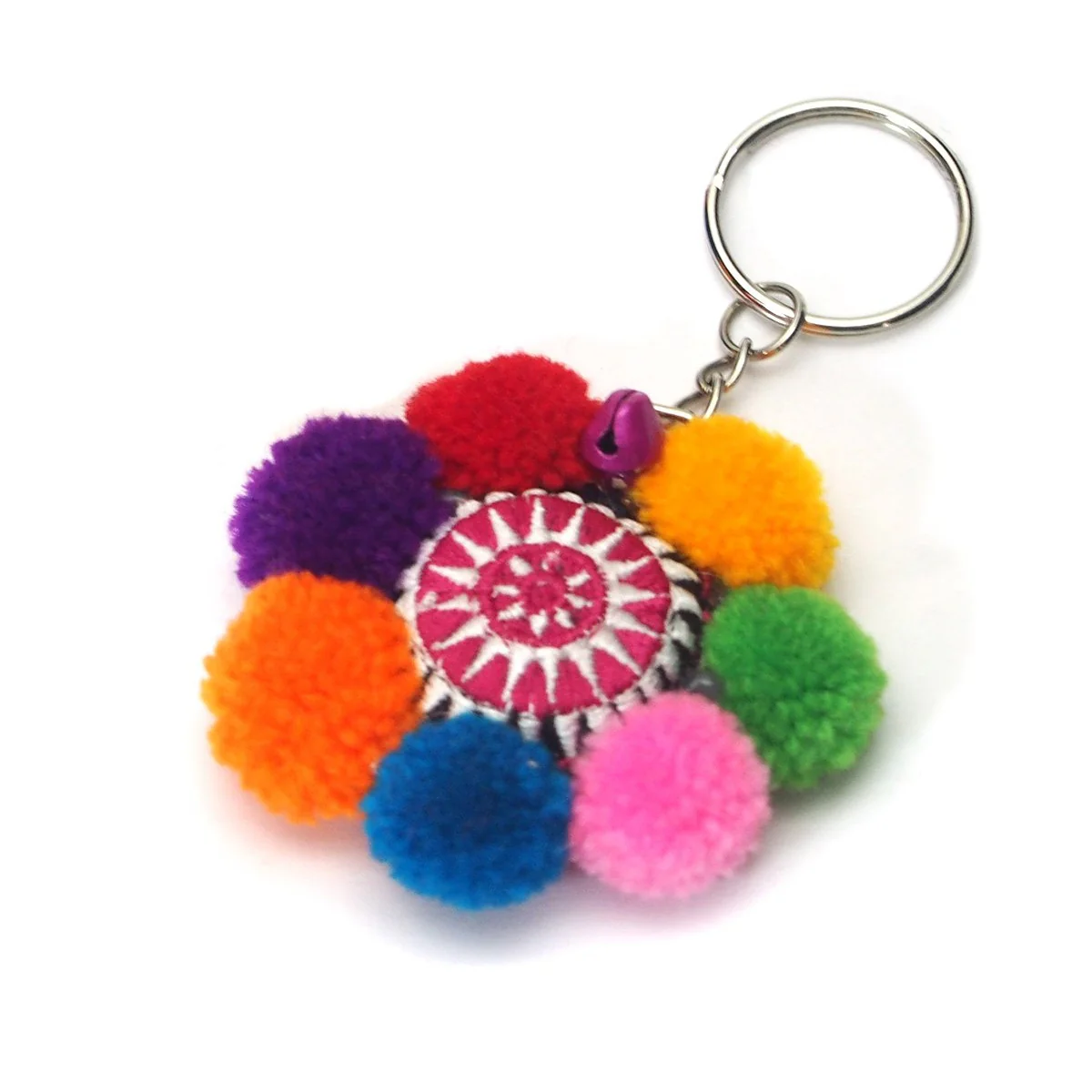Hilltribe Bauble Keychain, B - Image 4
