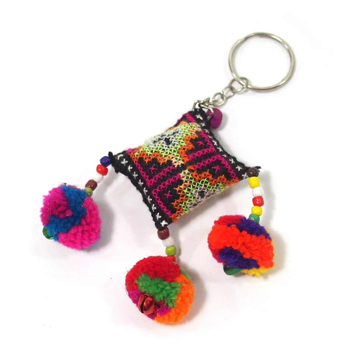Hilltribe Bauble Keychain, D - Image 2