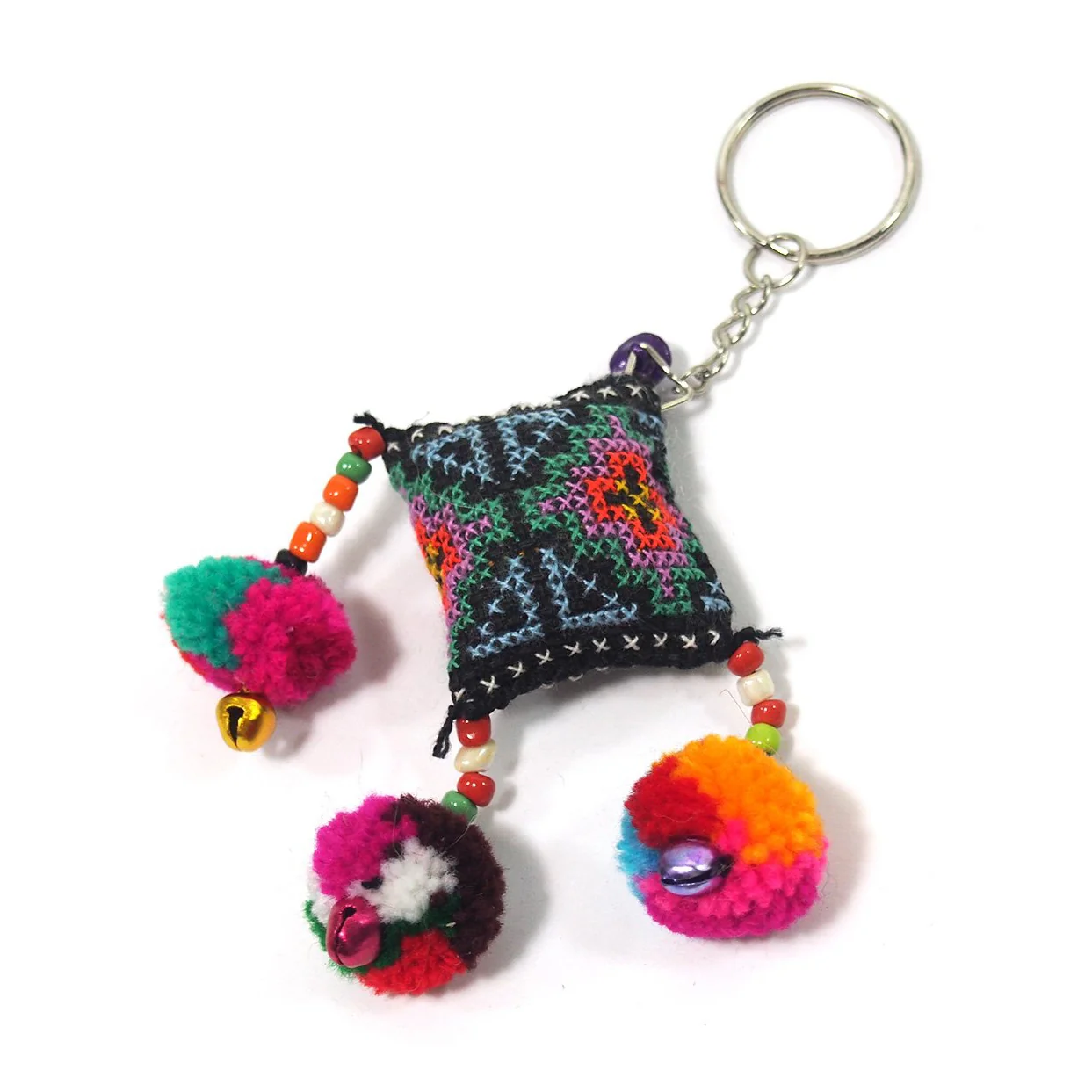 Hilltribe Bauble Keychain, D - Image 4