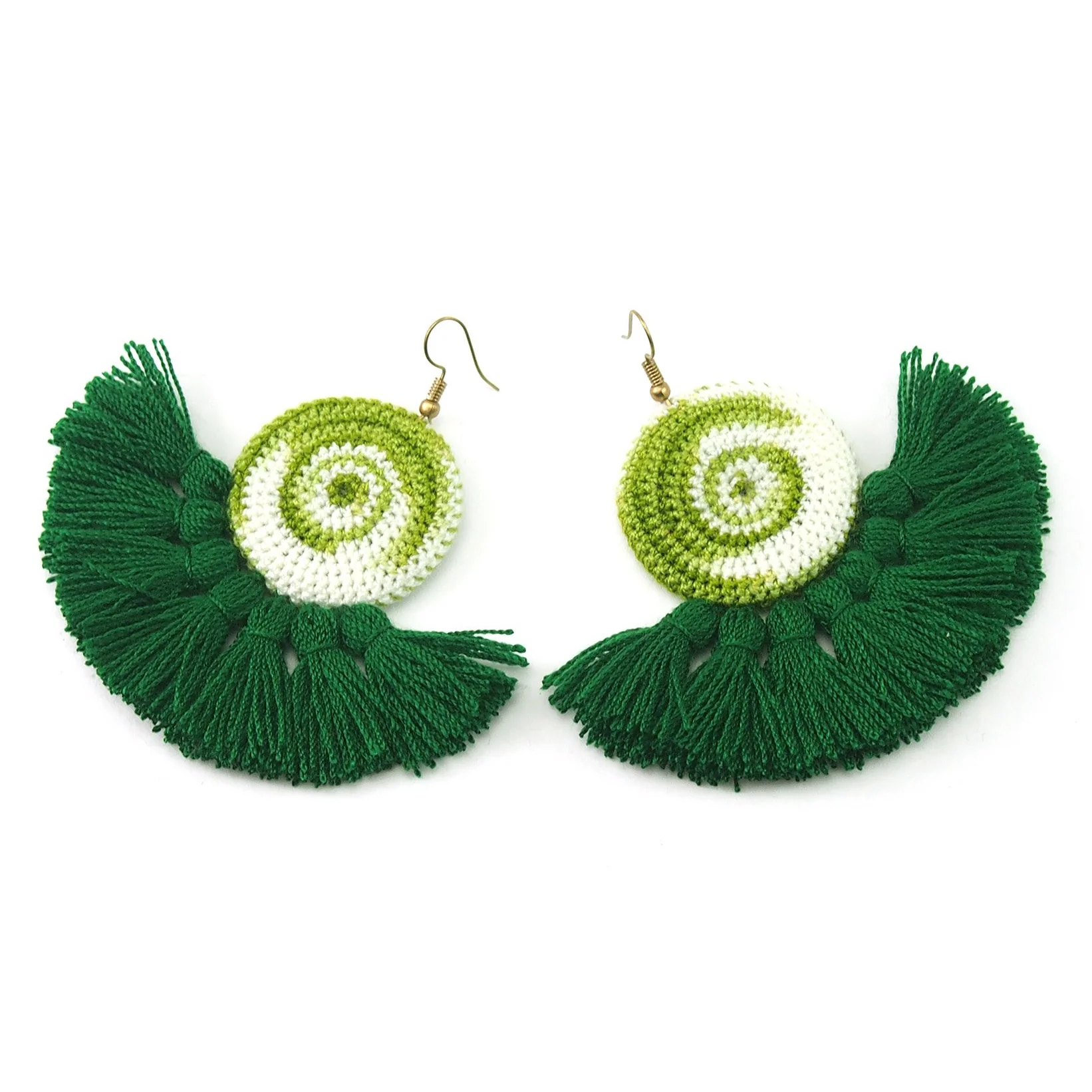 Hilltribe Crocheted Earrings - Image 2
