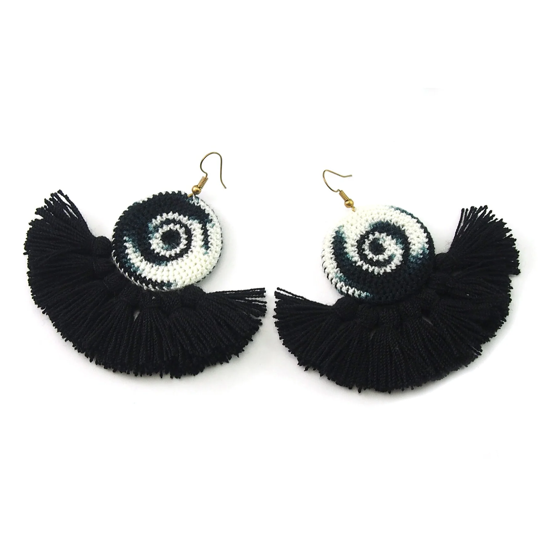 Hilltribe Crocheted Earrings - Image 3
