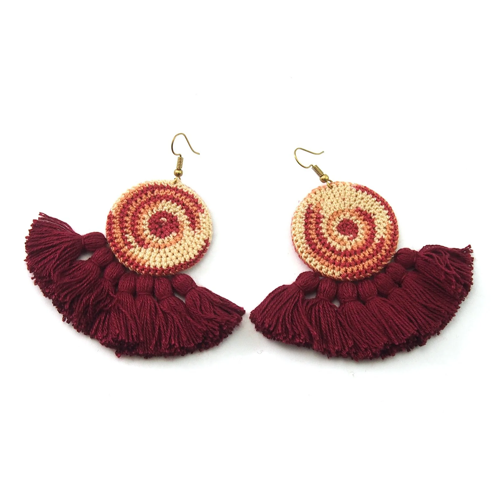 Hilltribe Crocheted Earrings - Image 2