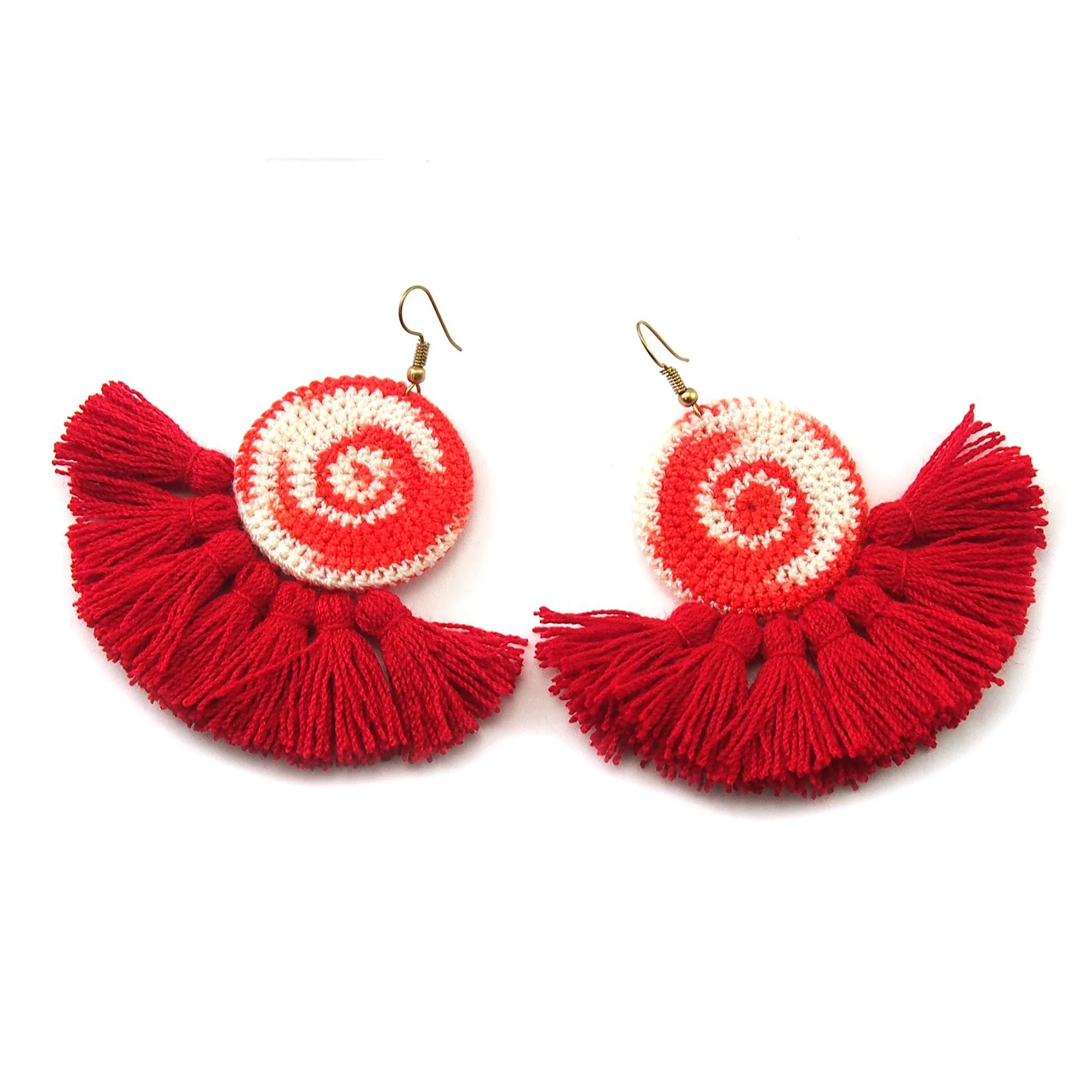 Hilltribe Crocheted Earrings - Image 3