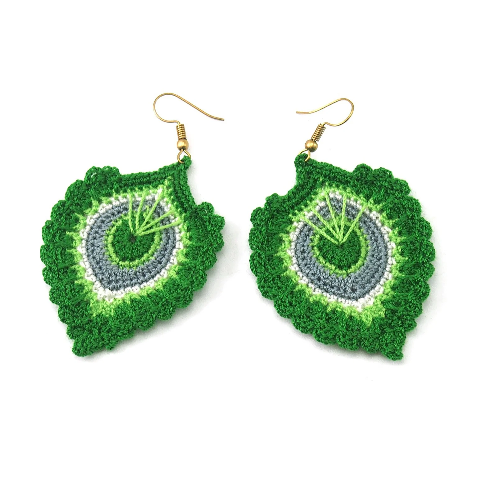 Hilltribe Crocheted Earrings - Image 2