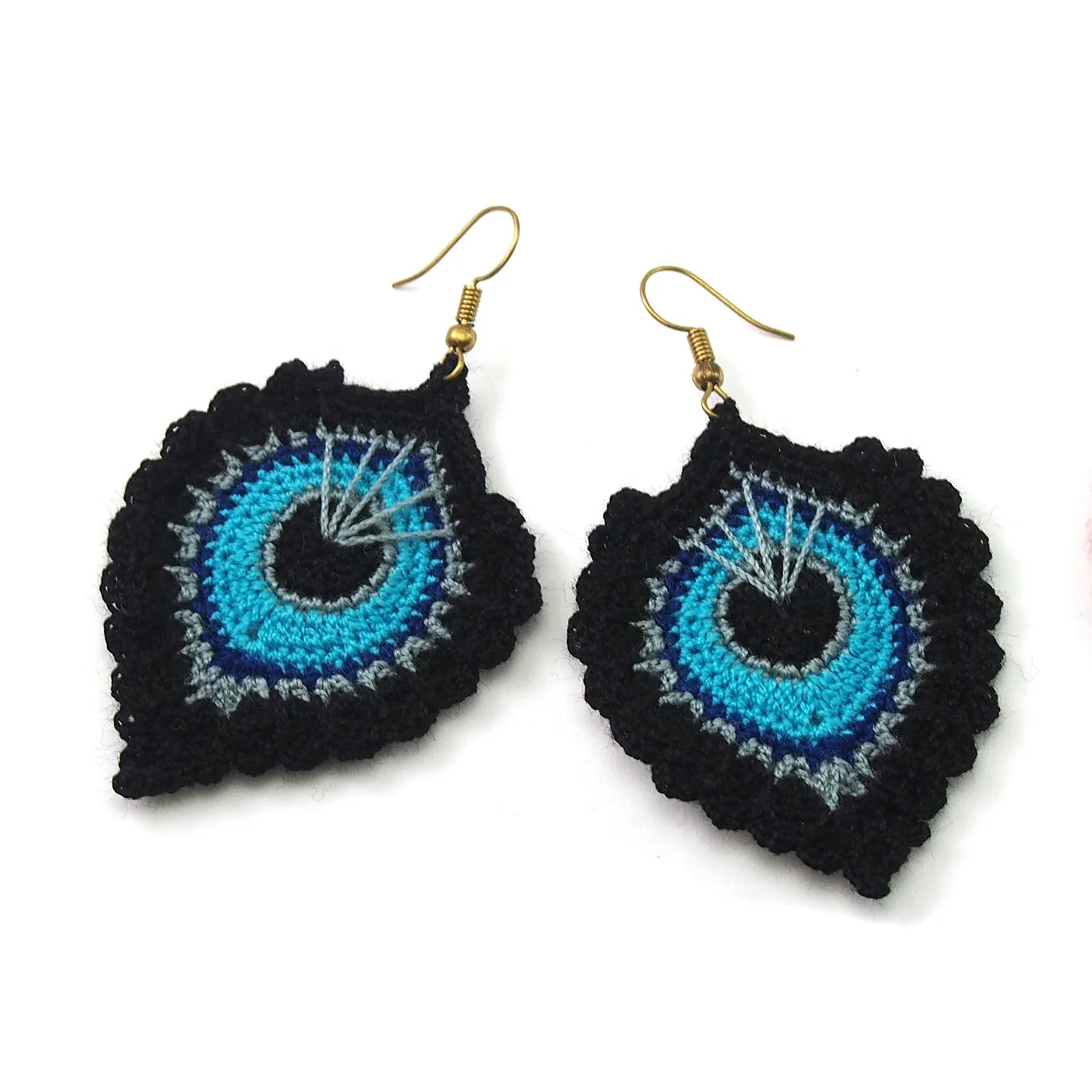 Hilltribe Crocheted Earrings - Image 3
