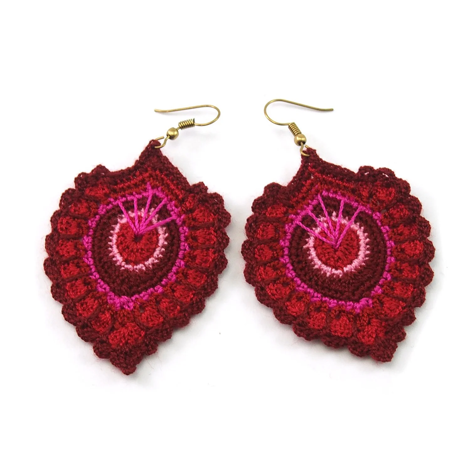 Hilltribe Crocheted Earrings - Image 4