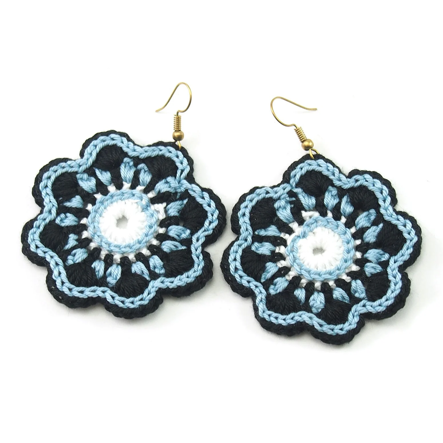 Hilltribe Crocheted Earrings - Image 2