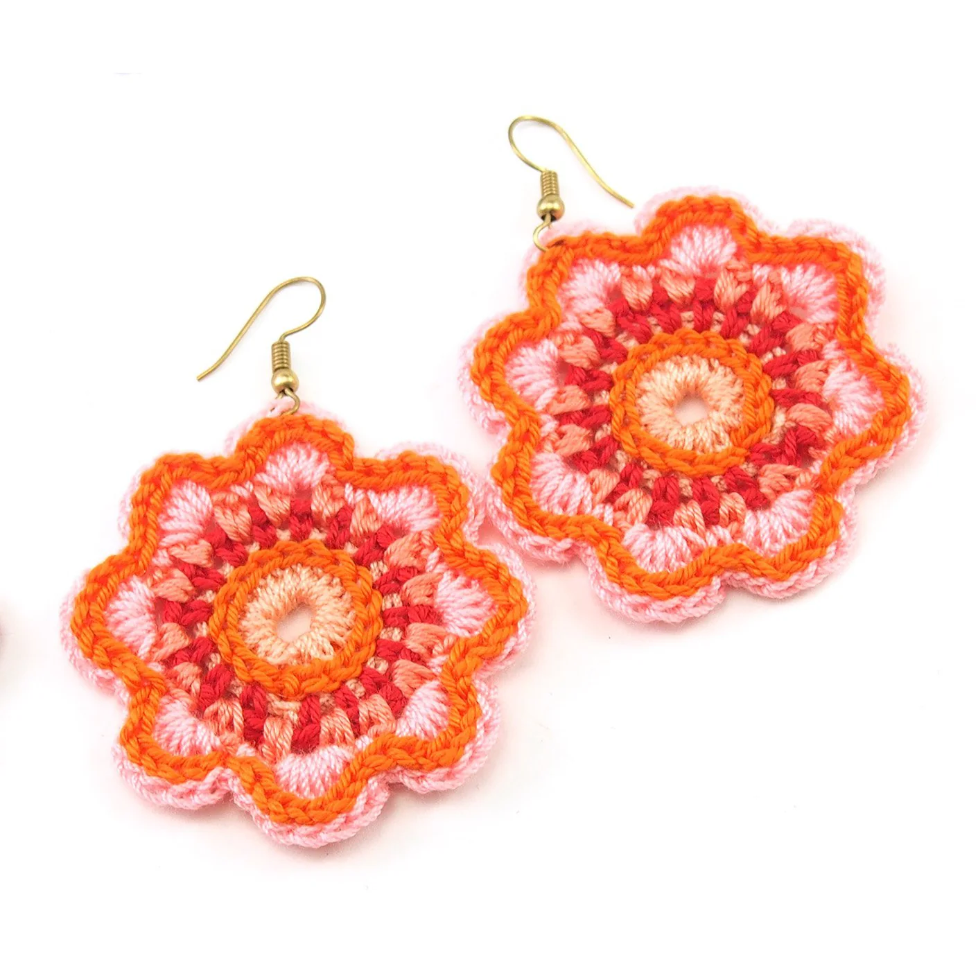 Hilltribe Crocheted Earrings - Image 4