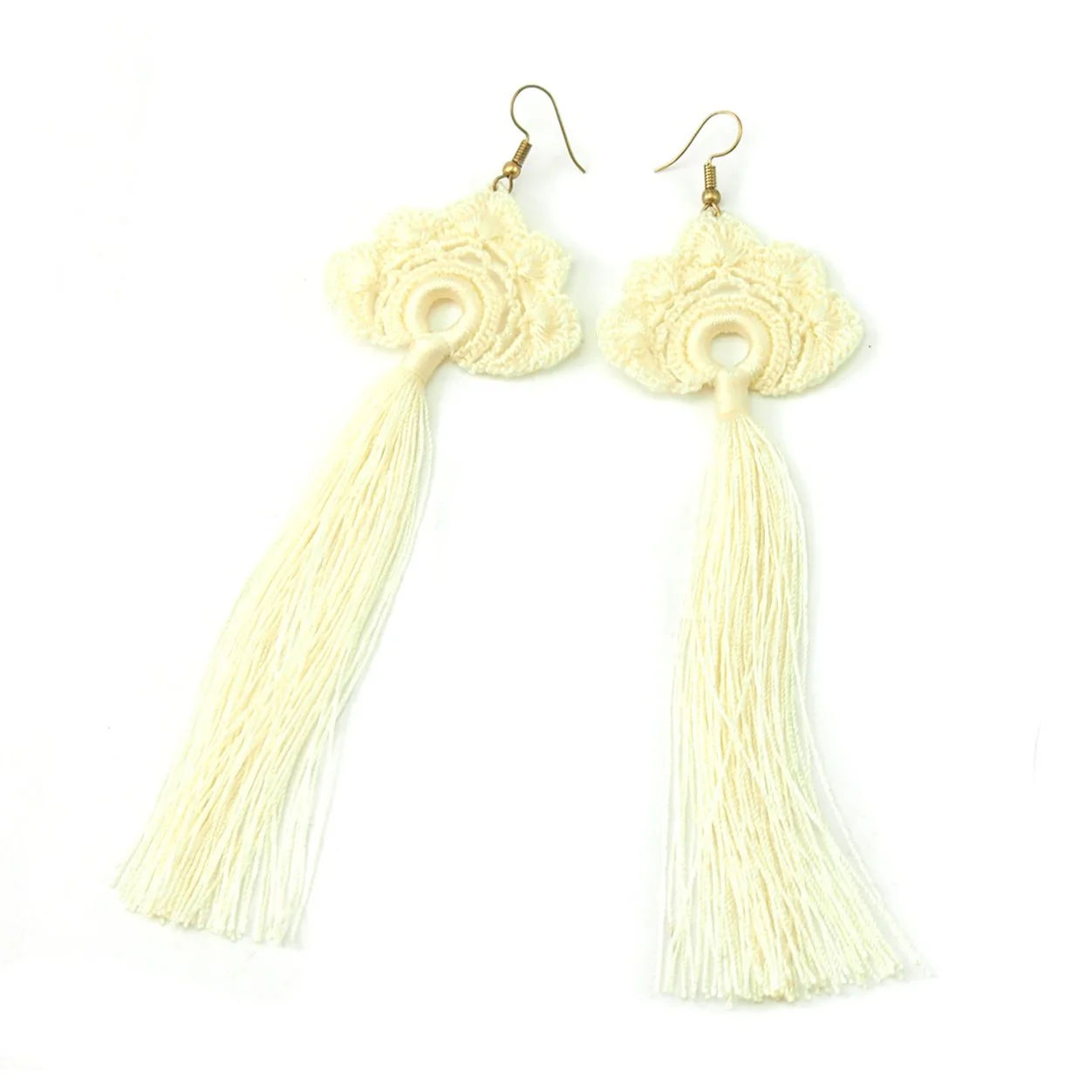 Hilltribe Tassel Earrings - Image 3