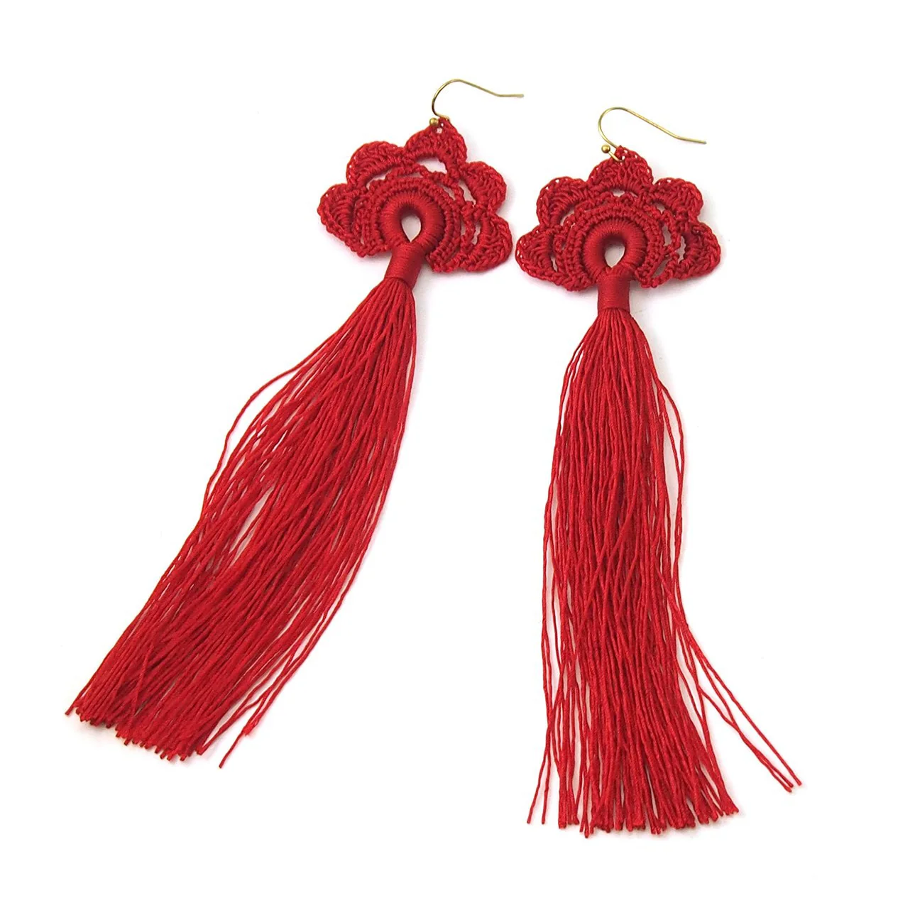 Hilltribe Tassel Earrings - Image 4