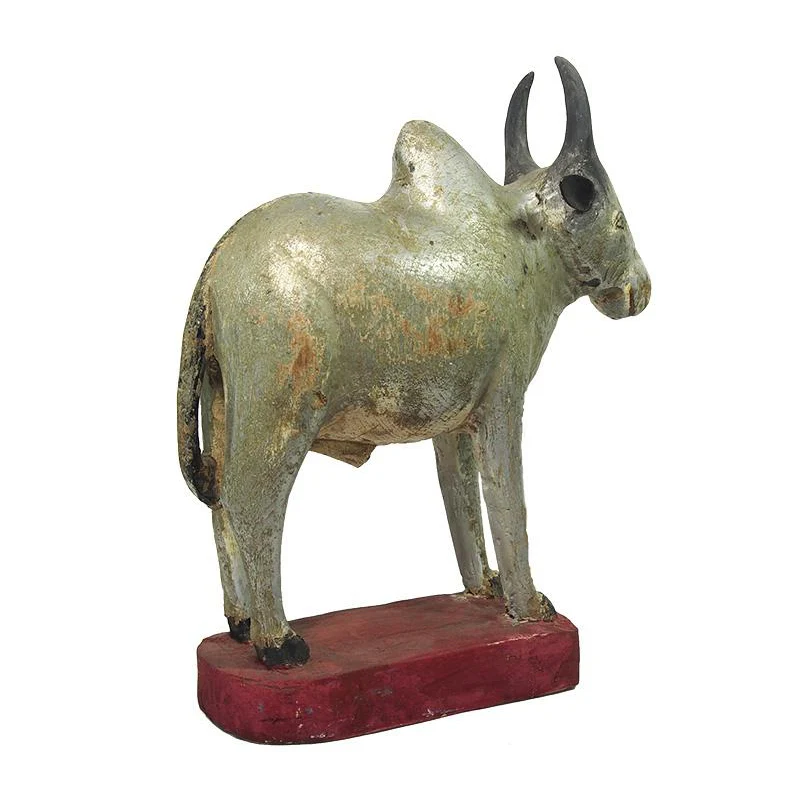 Hindu Nandi Temple Figure Ca.1950 - Image 2